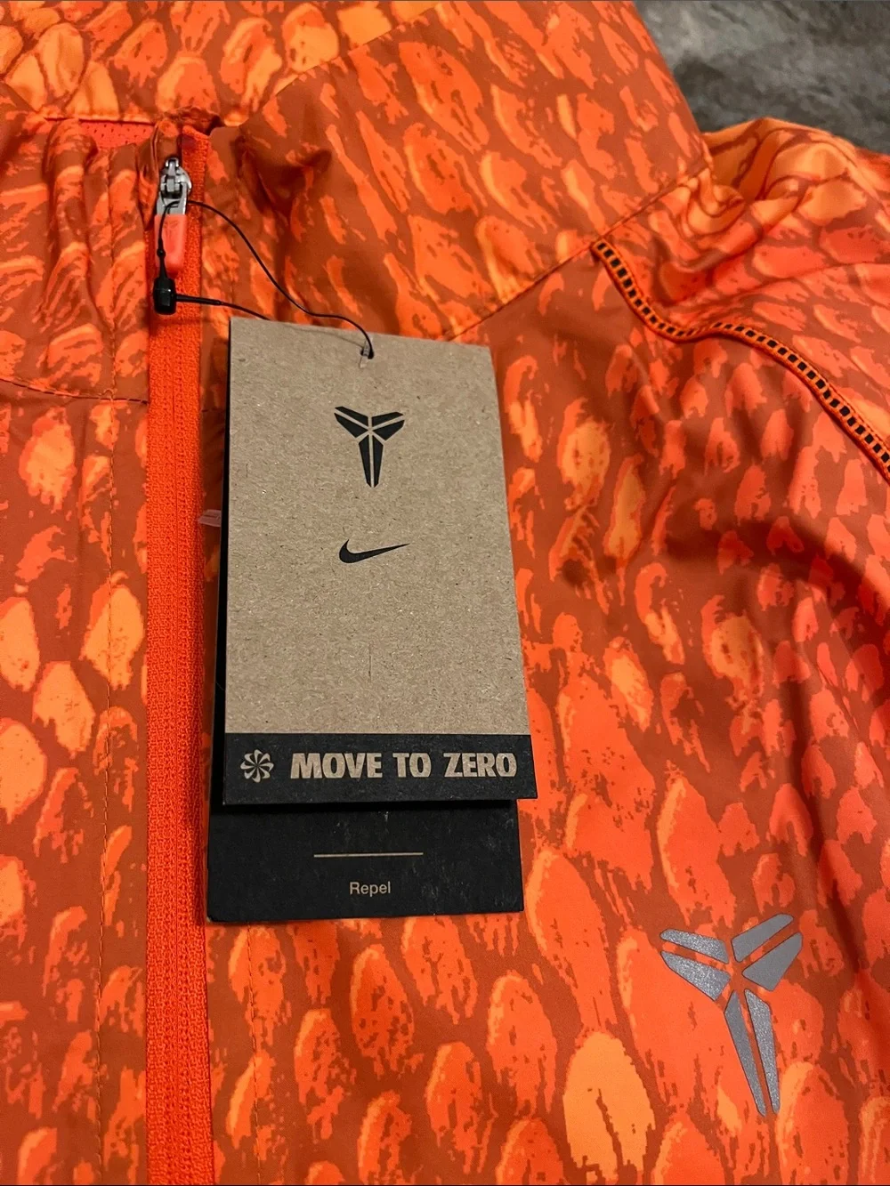 Nike Kobe Bryant Jacket Women's XXL Orange Mamba Pullover Repel Orange 2XL $130